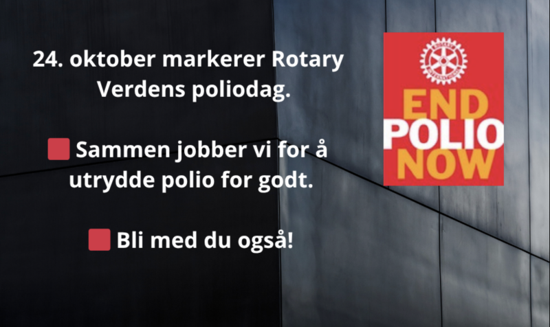 Verdens polio-dag er 24.oktober